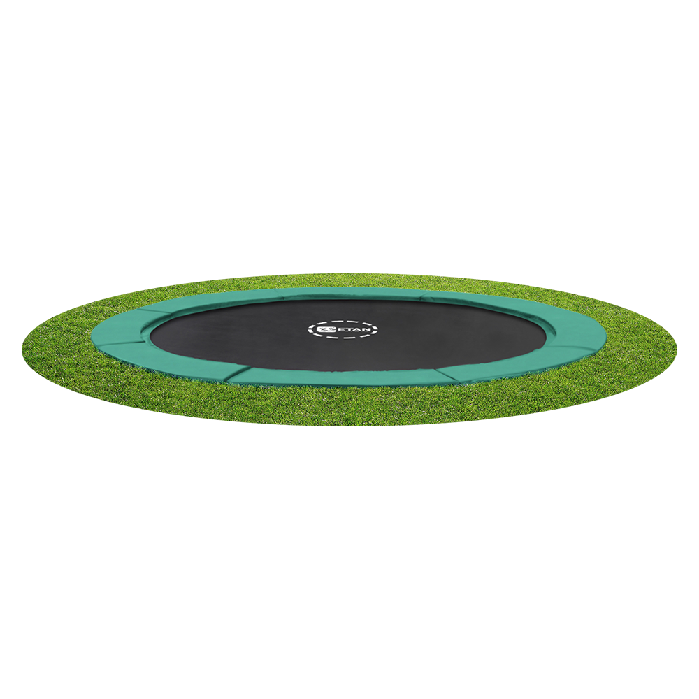 Tot ziens Eigenwijs Onaangeroerd Etan PremiumFlat trampoline 244 cm / 08ft groen | Etan Trampolines