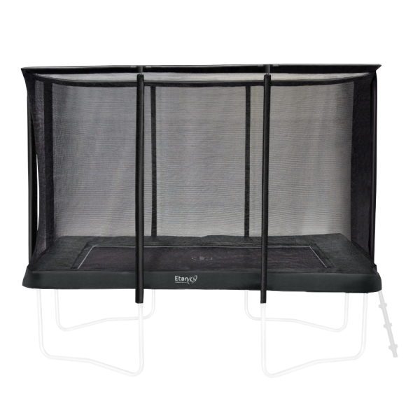 Etan Premium Gold combi trampoline rectangular safety net 281 x 201 cm / 0965ft grey