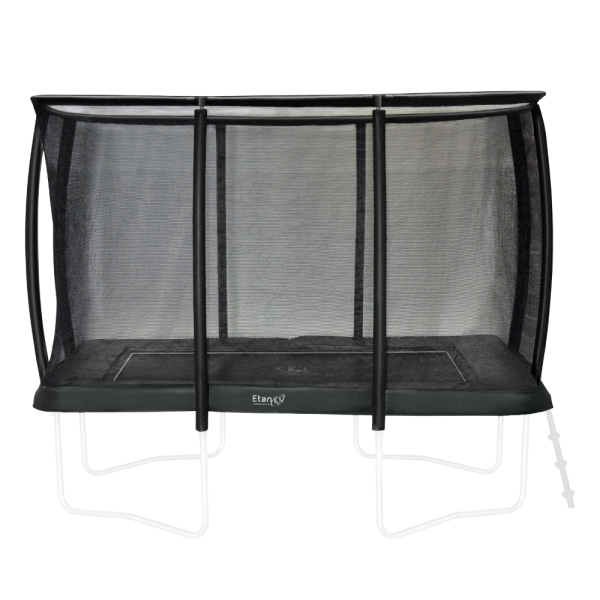 Etan Premium Gold combi trampoline rectangular 281 x 201 cm / 0965ft grey