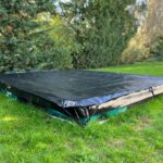Etan trampoline beschermhoes rechthoekig zwart
